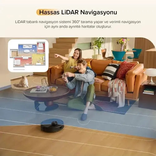 Roborock Q8 Akıllı Robot Süpürge Siyah